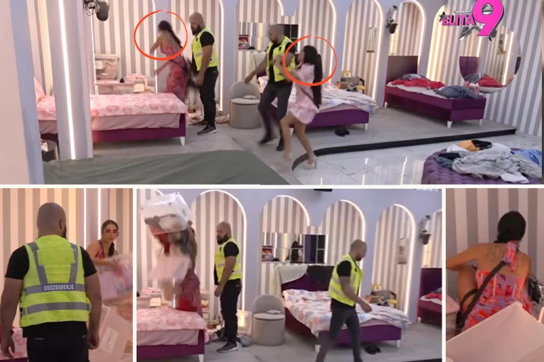 POBESNELA MAJA CEPA STANIJI ODEĆU, PREVRNULA RIJALITI NAGLAVAČKE - Dobrojevićevu drži obezbeđenje - TOTALNI HAOS U "ELITI 9" (VIDEO)