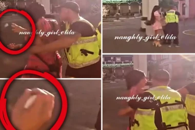 MAJA UZELA KAMEN DA RAZLUPA STANIJU: Isplivao snimak DIVLJAČKE SCENE iz dvorišta - DA SE NAJEŽIŠ! (VIDEO)