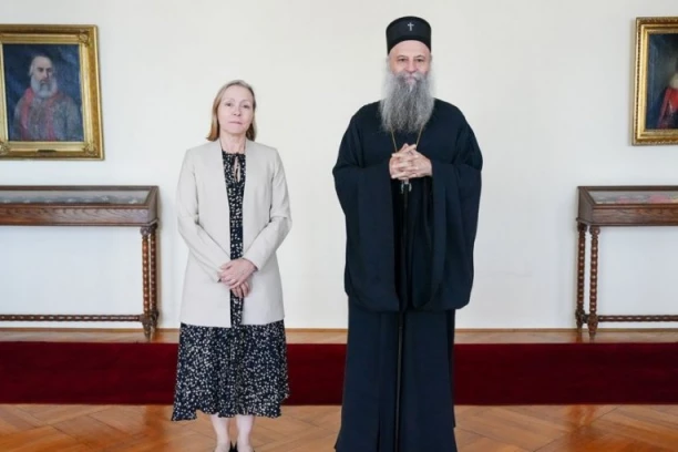 VAŽAN SUSRET U PATRIJARŠIJI: Patrijarh Porfirije upoznao predstavnicu Ujedinjenih nacija sa teškim položajem Srba na Kosovu i Metohiji