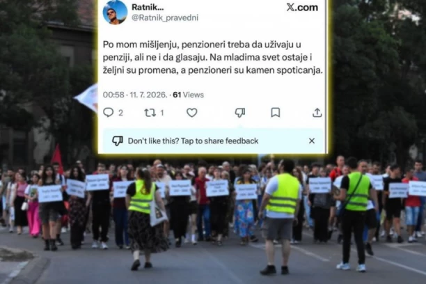 UVREDE NA RAČUN NAJSTARIJIH NE PRESTAJU! Blokaderi nastavljaju stravičnu kampanju - sada traže da im se ukine pravo glasa! (FOTO)