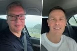 "OBILAZAK EKSPO U NEMOGUĆIM USLOVIMA": Vučić objavio novi snimak sa Sinišom Malim (VIDEO)