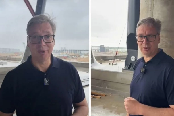 "STADION IZGLEDA ČUDESNO!"Vučić obilazi EXPO: Sve je po najvišim svetskim standardima! (VIDEO)