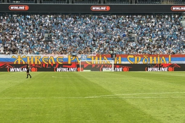 RUSKI NAVIJAČI ODUŠEVILI SRBIJU! Evo šta su uradili na meču Zenit - Crvena zvezda (VIDEO)