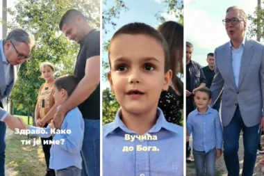 OVAKO JE MALI LUKA DOČEKAO PREDSEDNIKA SRBIJE: "Stalno sam pitao kada će Aleksandar Vučić!" (VIDEO)