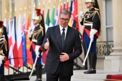 VUČIĆ U JELISEJSKOJ PALATI: Prisustvuje svečanoj večeri koju organizuje Emanuel Makron! (VIDEO)