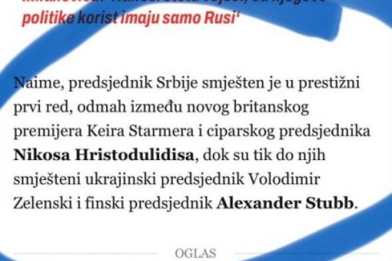 Tekst Jutarnjeg lista