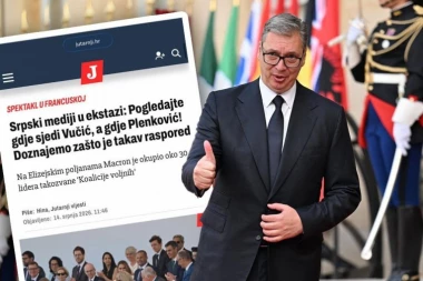 HRVATI PUCAJU OD MUKE! Pokušali da objasne zašto je Vučić u prvom redu na vojnoj paradi u Parizu, a Plenković u pozadini - ZAPETLJALI U SOPSTVENOM OBJAŠNJENJU!