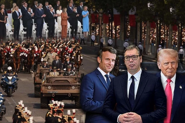 TRAMP I MAKRON UZ SRBIJU! Dok se blokaderi gube u svojim fantazmagorijama, predsednik Vučić "kopa" kao buldožer!