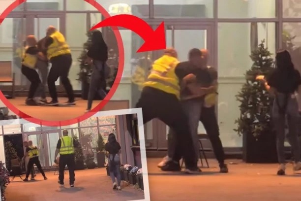 SKANDAL NAD SKANDALIMA: ASMIN DEMOLIRAO DVORIŠTE "ELITE" PA HTEO DA RAZLUPA MAJU: Obezbeđenje pomahnitalog Durdžića ne pušta iz vida! (VIDEO)
