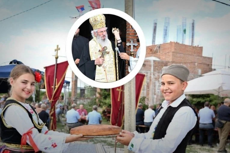 VLADIKA JOVAN OSVEŠTAO KRSTOVE NOVOG HRAMA, PA UPUTIO SNAŽNU PORUKU: Pravoslavlje se ne čuva samo rečima