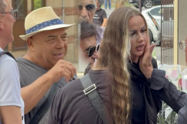 SKANDAL ZA SKANDALOM NA SAHRANI ANDRIJE BAJIĆA! Atina Ferari napravila scenu zbog pevača: Za mene je MRTAV! (VIDEO)