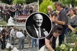 SAHRANJEN ANDRIJA BAJIĆ: Pevačev unuk rasplakao narod, Mala Cana krenula za pokojnim mužem - prekršila PROTOKOL!
