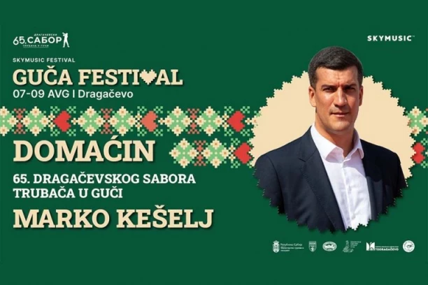 Košarkaški šampion na čelu sabora: Marko Kešelj je domaćin ovogodišnjeg Sabora trubača u Guči