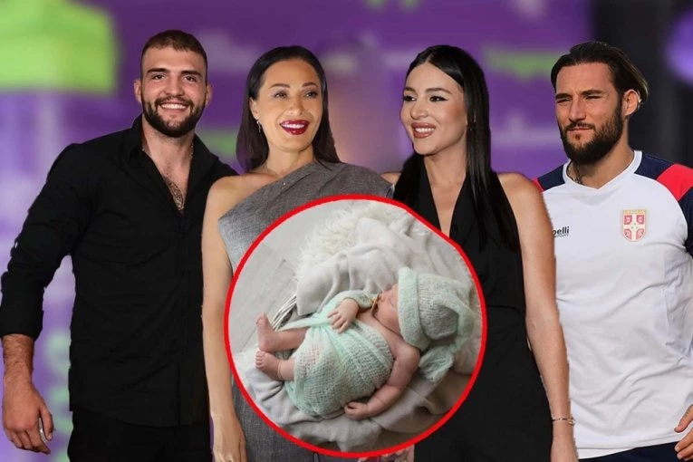 PRVO OGLAŠAVANJE ANASTASIJE RAŽNATOVIĆ IZ PORODILIŠTA! Mladu mamu zatrpali čestitkama, Veljko momentalno KRENUO KOD SESTRE! (FOTO)