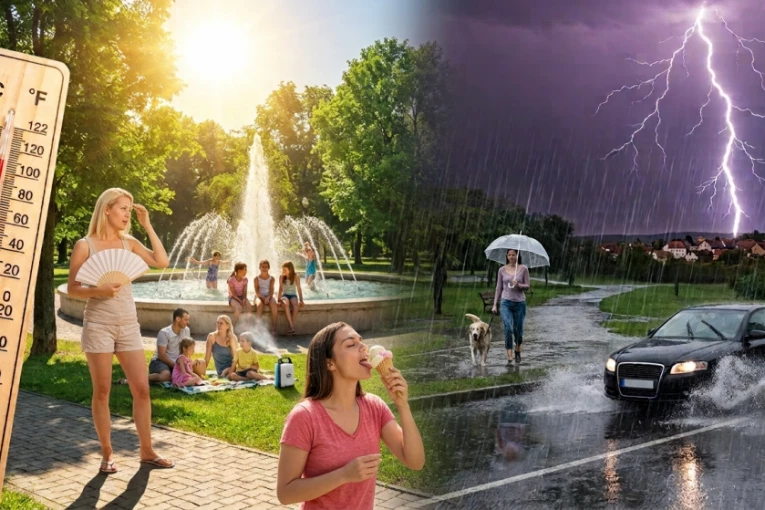CELA SRBIJA U CRVENOM ZBOG VISOKIH TEMPERATURA: Kada nam stiže osveženje