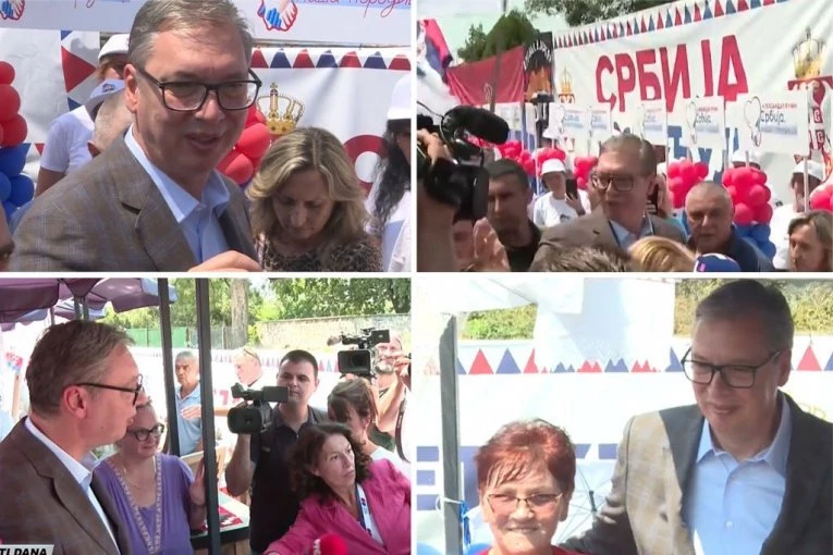 "LJUDI SVE VIDE..." Vučić u Lapovu: Vidite kako se Srbija promenila za godinu dana, a tek ćete da vidite...