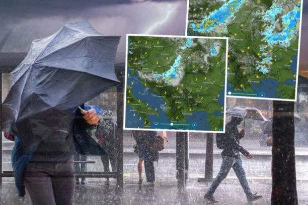 NEBO SE OTVARA VEČERAS: RHMZ izdao hitno upozorenje, olujni vetar i grad lomiće delove Srbije, EVO SATNICE