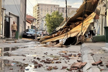 RAZORNO NEVREME POGODILO SKOPLJE I KUMANOVO! Desetine povređenih, leteli krovovi, buknuli i POŽARI! (FOTO, VIDEO)