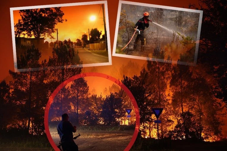 VATRENA STIHIJA GUTA SVE PRED SOBOM! Evakuisano skoro 12.000 ljudi, plamen se NEKONTROLISANO ŠIRI! (FOTO, VIDEO)