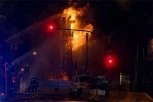 JEZIVA EKSPLOZIJA U SRCU GRADA! Gradilište odletelo u vazduh, radnici TEŠKO POVREĐENI! (FOTO, VIDEO)