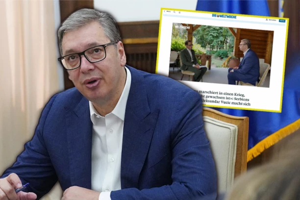 EVROPA MARŠIRA U RAT KOJEM NIJE DORASLA: Veliki intervju predsednika Vučića za "Veltvohe"