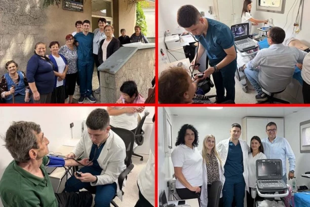 "ZDRAVSTVENA ZAŠTITA JE NAJVREDNIJA KADA JE DOSTUPNA SVIMA": Miloš Pavlović sa mobilnim ambulantama obišao meštane sela (FOTO)