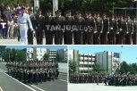 VUČIĆ IM PONOSNO APLAUDIRAO: Tradicionalnim defileom i bacanjem šapki uvis završena promocija najmlađih oficira (FOTO)