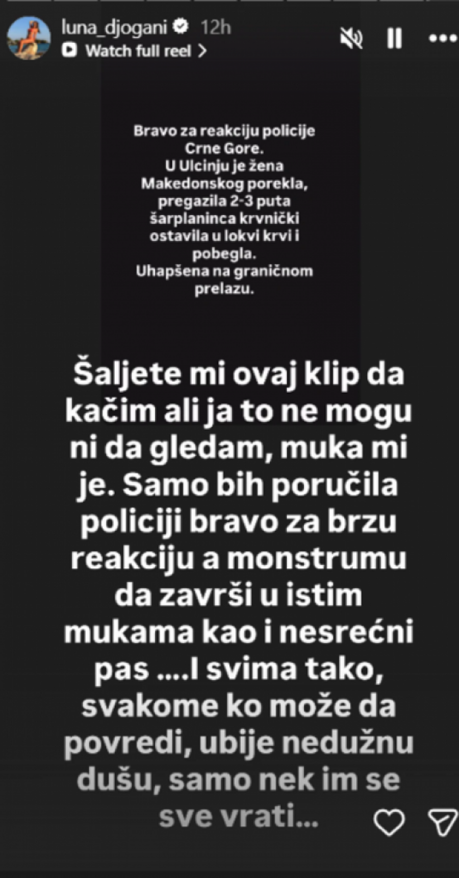 LUNI DOSTAVLJEN UZNEMIRUJUĆI SNIMAK, ZBOG OVIH SCENA JOJ PRIPALO MUKA: Traži najstrožu kaznu za ovaj zločin!