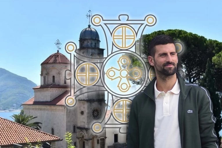 NOVAK ĐOKOVIĆ ODVEO DECU U MANASTIR: Stefan, Tara i krst koji je nosio Sveti Sava