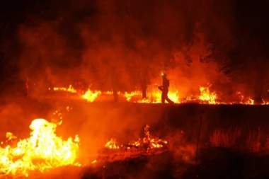 OGROMAN POŽAR U SMEDEREVSKOJ PALANCI! Dim se nadvio nad celim gradom - IZAZVAO GA DEČAK?!