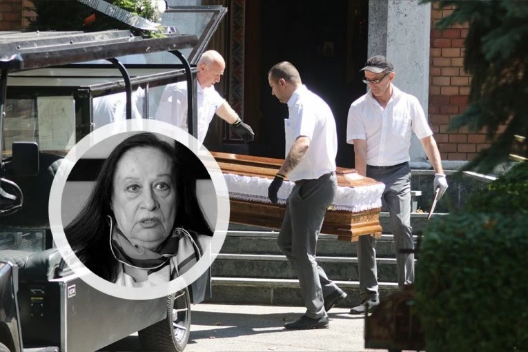 ŽELELA JE DA BUDE SAHRANJENA BEZ VELIKE POMPE: Mali broj ljudi došao na sahranu velike Olivere Katarine (VIDEO)