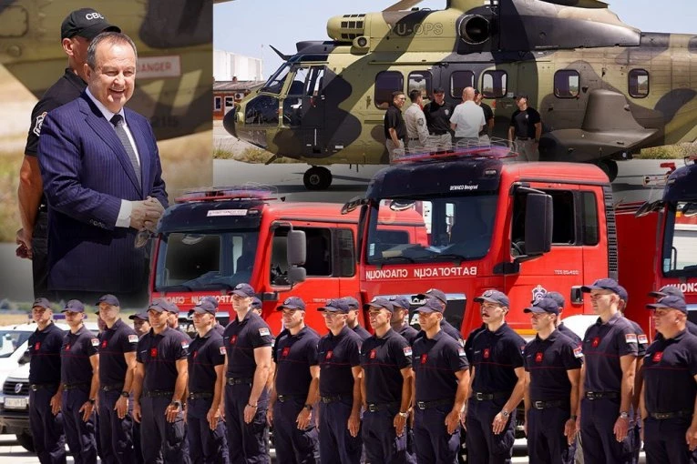 SRPSKA "SUPER PUMA" KREĆE U MISIJU! Helikopter MUP-a Srbije i kamioni sa vatrogascima kreću za Španiju, koja se bori sa katastrofalnim požarima (FOTO, VIDEO)