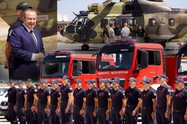 SRPSKA SUPER PUMA KREĆE U MISIJU! Helikopter MUP Srbije i kamioni s vatrogascima kreću za Španiju, koja se bori s katastrofalnim požarima (FOTO, VIDEO)
