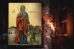 SUTRA JE VELIKI PRAZNIK I CRNO SLOVO! Slavimo Svetu velikomučenicu Marinu, u narodu poznatiju kao OGNJENA MARIJA!