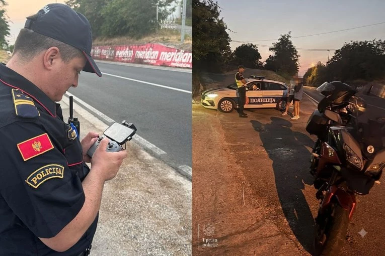 VOZAČI, PAMET U GLAVU! Dronovi u Crnoj Gori  "love" prekršaje na putu ka moru: Kazne stižu bez upozorenja (FOTO, VIDEO)