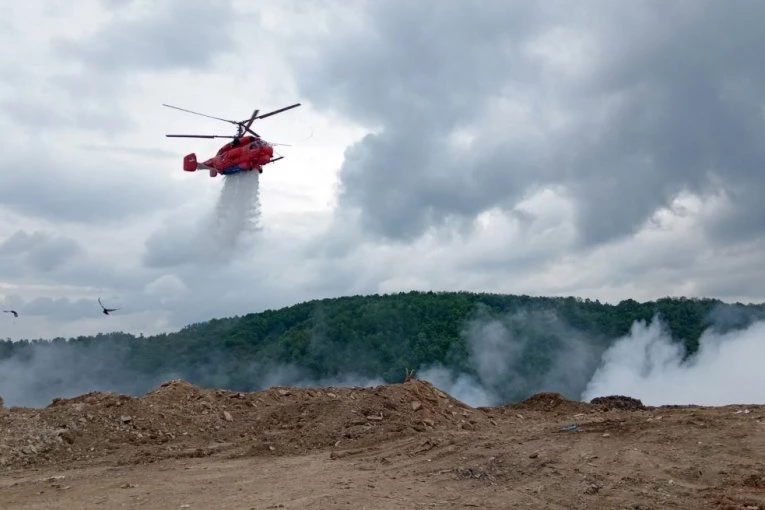 SUPER PUMA U AKCIJI! Pogledajte kako srpski helikopter gasi požare u Španiji, oglasio se i ministar Dačić! (VIDEO)