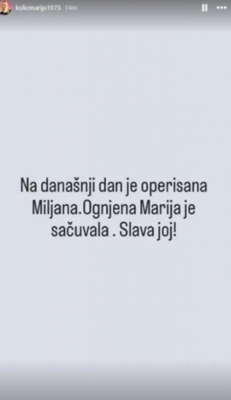 MILJANA KULIĆ ZAVRŠILA U URGENTNOM, ZA DLAKU IZBEGLA SMRT! Marija podelila stravične vesti tada, ono što je usledilo će vas naježiti!
