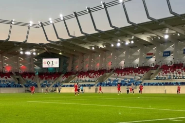 PARTIZAN ELIMINISAO UNU ŠTRASEN, ALI... Crno-beli se pomučili u borbi za Ligu konferencije