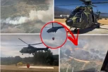 SUPER PUMA U AKCIJI! Pogledajte kako srpski helikopter gasi požare u Španiji, oglasio se i ministar Dačić! (VIDEO)