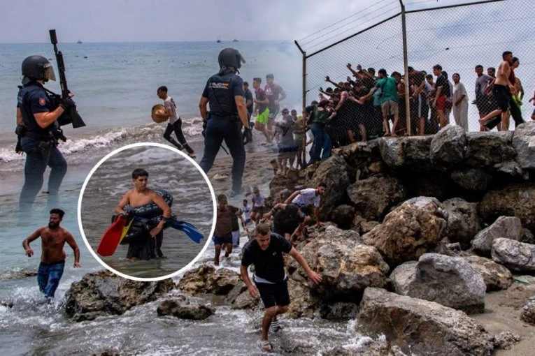 EVROPA U TOTALNOM HAOSU! Najmanje 18 mrtvih na granici, Španija digla vojsku, Meloni preti suspenzijom Šengena! (FOTO, VIDEO)