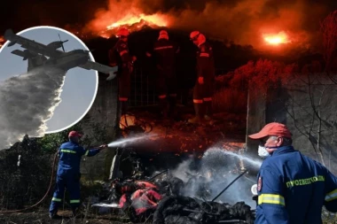 STRAVIČNI POŽARI U GRČKOJ NE JENJAVAJU! Krit i Paros ponovo u PLAMENU, vatra BUKTI na VIŠE frontova - VATROGASCI VODE ISCRPLJUJUĆU BITKU! (FOTO, VIDEO)
