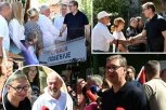 VUČIĆ STIGAO U BABUŠNICU! Građani ga dočekali gromkim aplauzom! (FOTO)