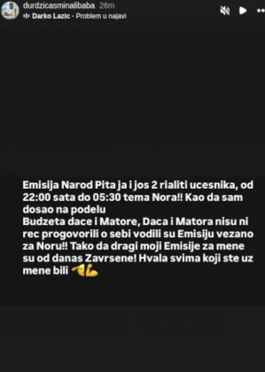 ASMIN DURDŽIĆ ZAUVEK ZAVRŠIO KARIJERU NA PINKU! Hitna odluka nakon stravičnog okršaja na TELEVIZIJI,  ovo je kraj!