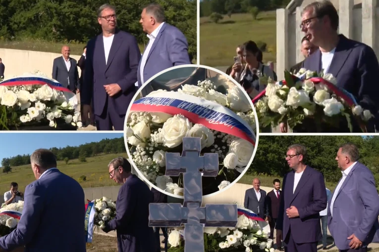"OVDE SU STRADALE ČITAVE PORODICE"! Vučić na Petrovačkoj cesti položio venac i odao poštu stradalima - JEDAN OD NAJSTRAŠNIJIH, NAJHLADNOKRVNIJIH ZLOČINA!