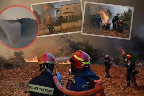 UPOZORENJE ZA SRPSKE TURISTE! U ovom delu Grčke aktiviran je CRVENI ALARM! Požari samo što nisu buknuli
