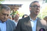 OVO JE PRVI PUT DA JE PREDSEDNIK SRBIJE DOŠAO OVDE! Vučić nastavlja posetu Srpskoj: Ljudi su ovde posebno ponosni na Srbiju, vidite trobojke na svakom mestu!