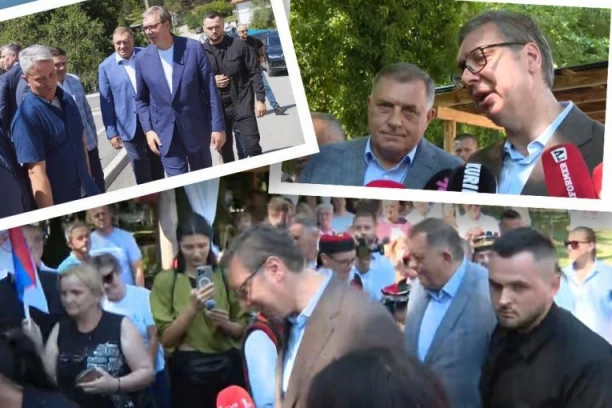 OVO JE PRVI PUT DA JE PREDSEDNIK SRBIJE DOŠAO OVDE! Vučić nastavlja posetu Srpskoj: Ljudi su ovde posebno ponosni na Srbiju, vidite trobojke na svakom mestu!