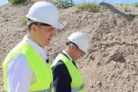 Pavlović obišao radove na postrojenju za prečišćavanje otpadnih voda: „Dolaziću češće, želim da znam svaki korak do završetka“