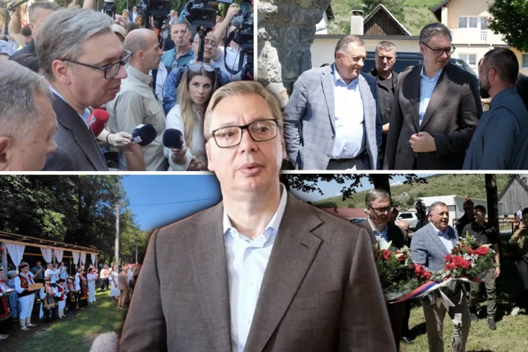 "NJIH PETORICA MOGLI SU DA ME ZGAZE, ON ME JE SPASIO"! Vučić posle obilaska porodične kuće ispričao neverovatnu priču iz prošlosti (VIDEO)