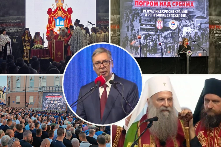 DAN SEĆANJA NA ŽRTVE "OLUJE" U MRKONJIĆ GRADU: Vučić poručio: "Ma koliko žrtava da imamo, uvek smo mi krivi" (FOTO)